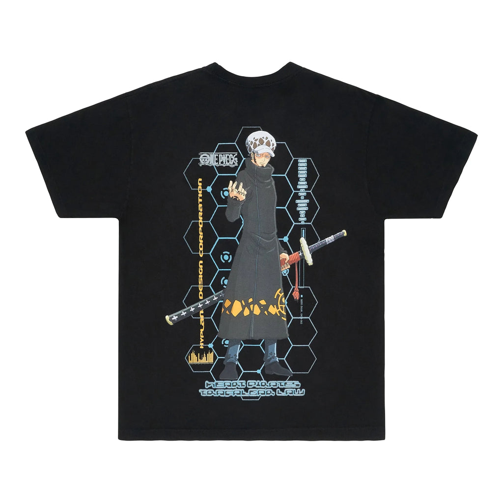 CAMISETA ONE PIECE LAW LOGOTIPO CAJA (NEGRA)