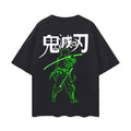 Camisa streetwear negra Hashira del Viento