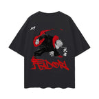 Camiseta "Black Flash" de estilo urbano