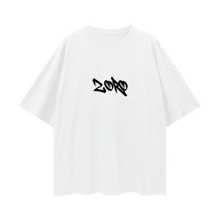 Pirate Hunter Graffiti Streetwear Shirt White