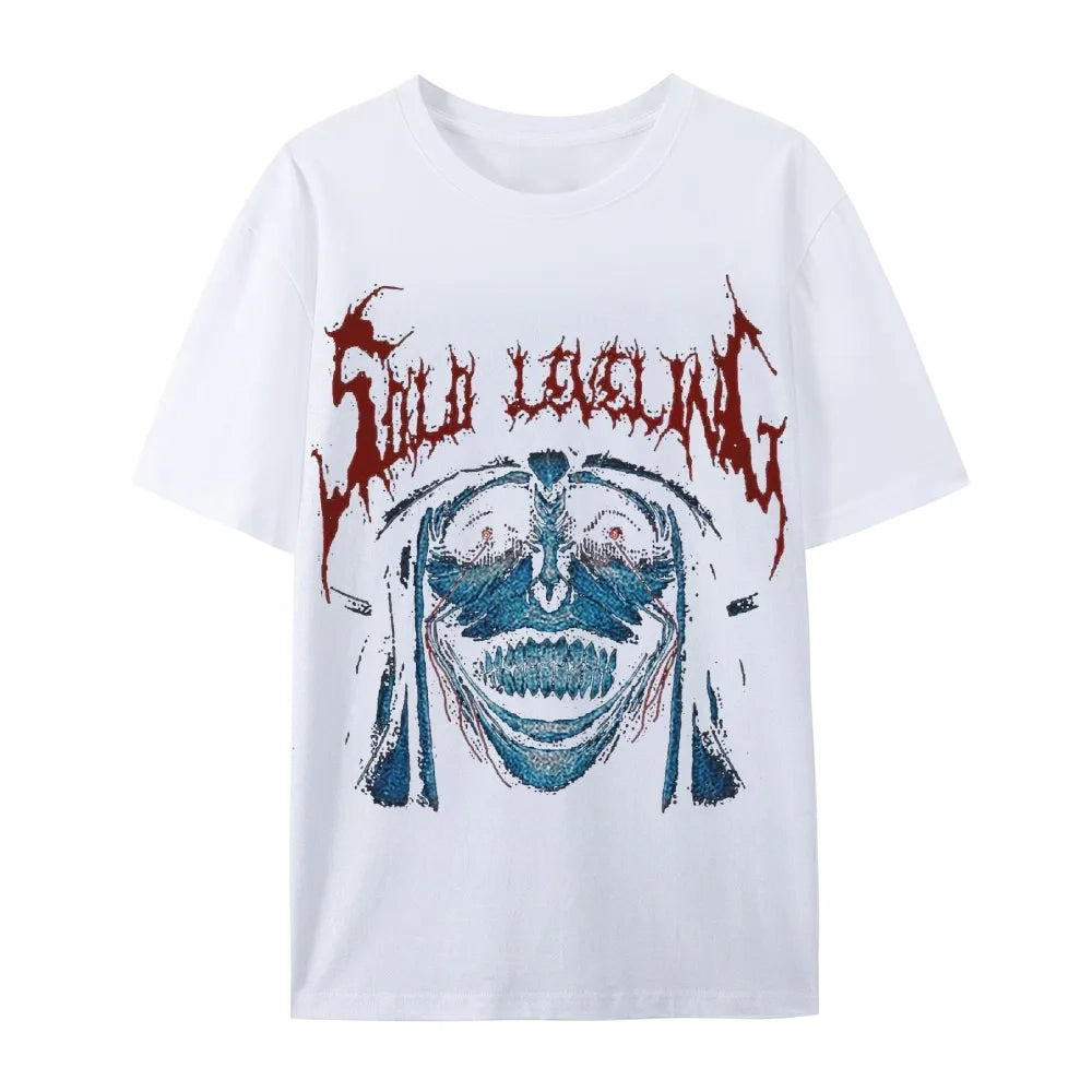 T-shirt décontracté à manches courtes Solo Leveling 2501009747