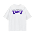 T-shirt streetwear blanc « Celui qui a tout laissé derrière lui »