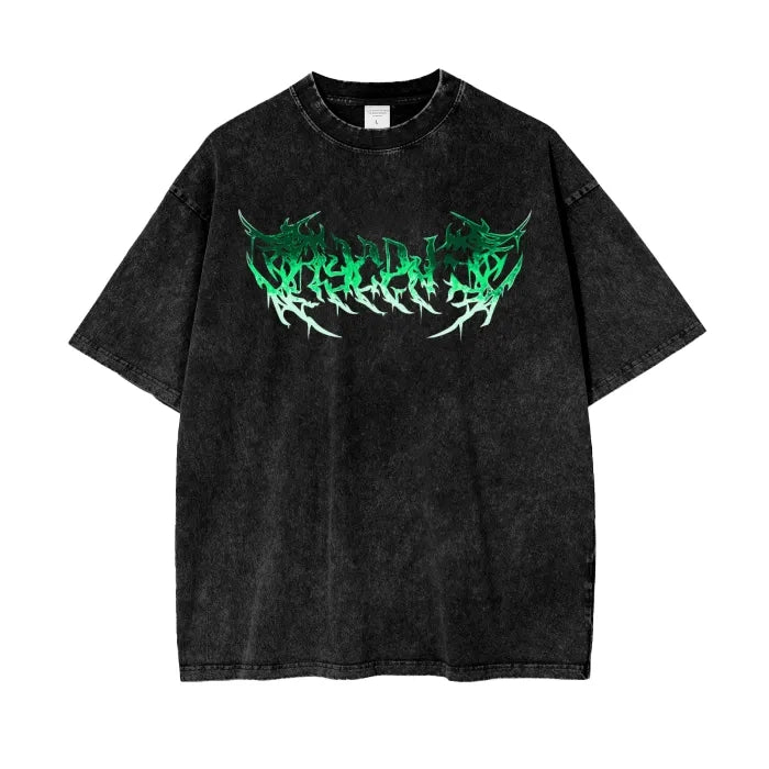 Pirate Hunter Metal Streetwear Shirt Black Washed