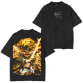 Demon Slayer Zenitsu Agatsuma Anime Unisex Washed T-Shirt