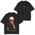 Tokyo Ghoul Tee ¨C Ken Kaneki Vintage Washed Oversize Shirt