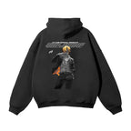Black Leg Y2K Streetwear Hoodie Black
