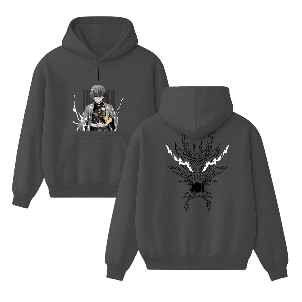 Sudadera con capucha unisex Zenitsu Demon Slayer Anime