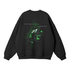 Sweat-shirt streetwear néon Chasseur de pirates