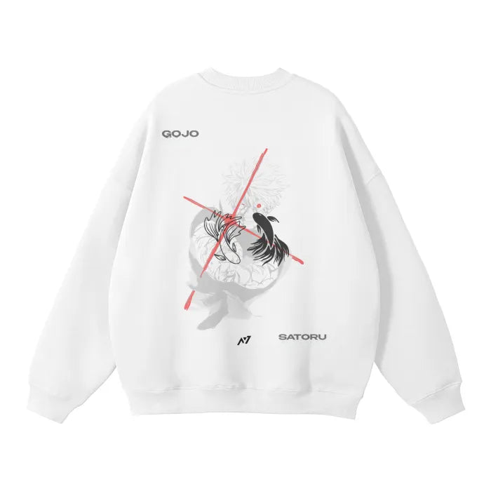 Le Sweat-shirt Streetwear du Sorcier le Plus Fort Blanc