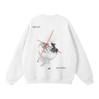 Le Sweat-shirt Streetwear du Sorcier le Plus Fort Blanc