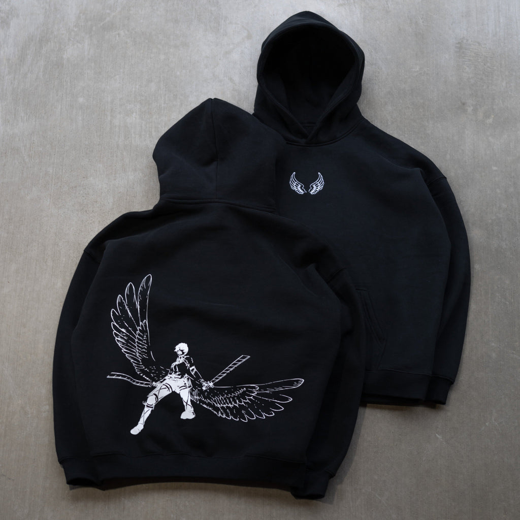 SWEAT À CAPUCHE WINGS (EPAIS)