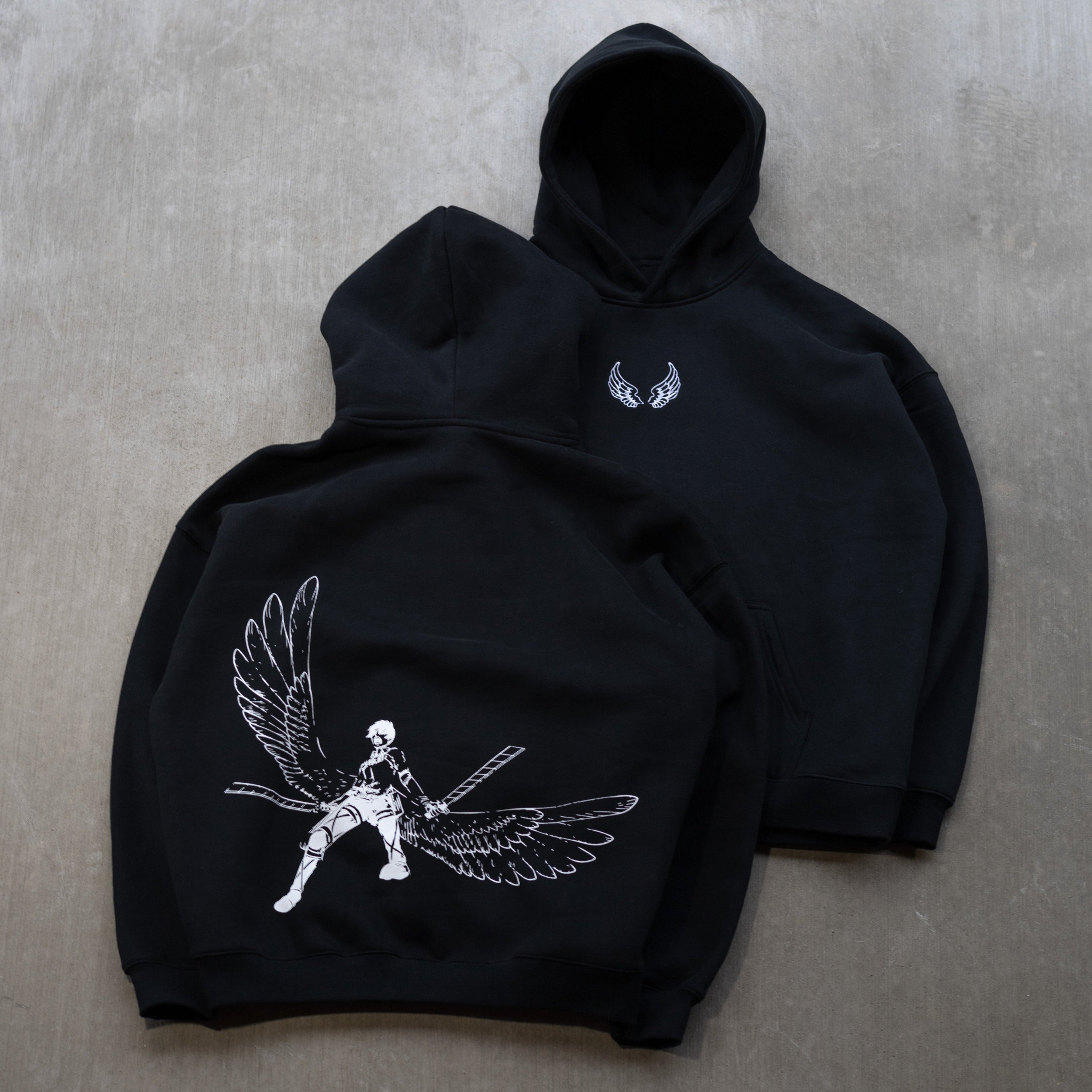 SWEAT À CAPUCHE WINGS (EPAIS)