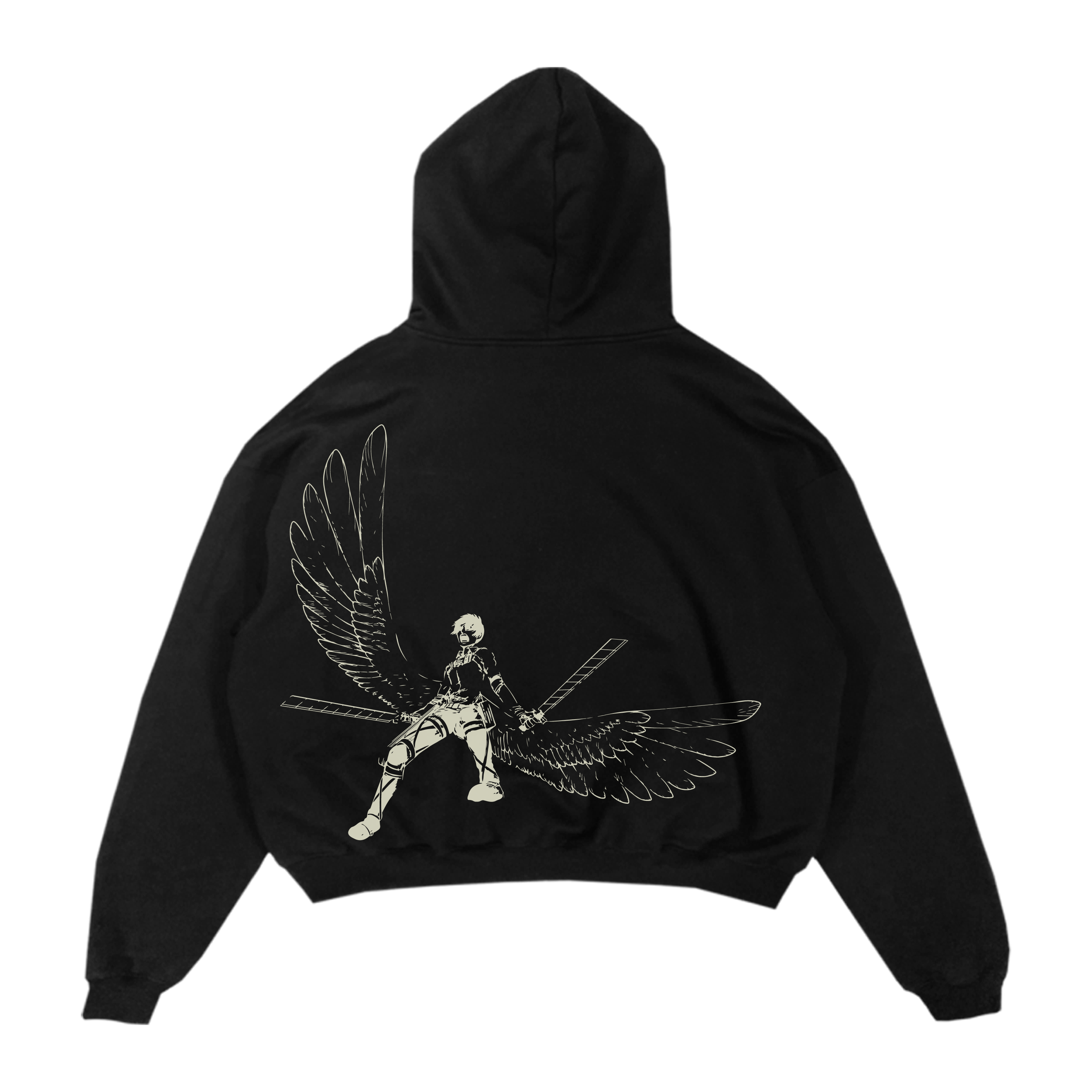 SWEAT À CAPUCHE WINGS (EPAIS)