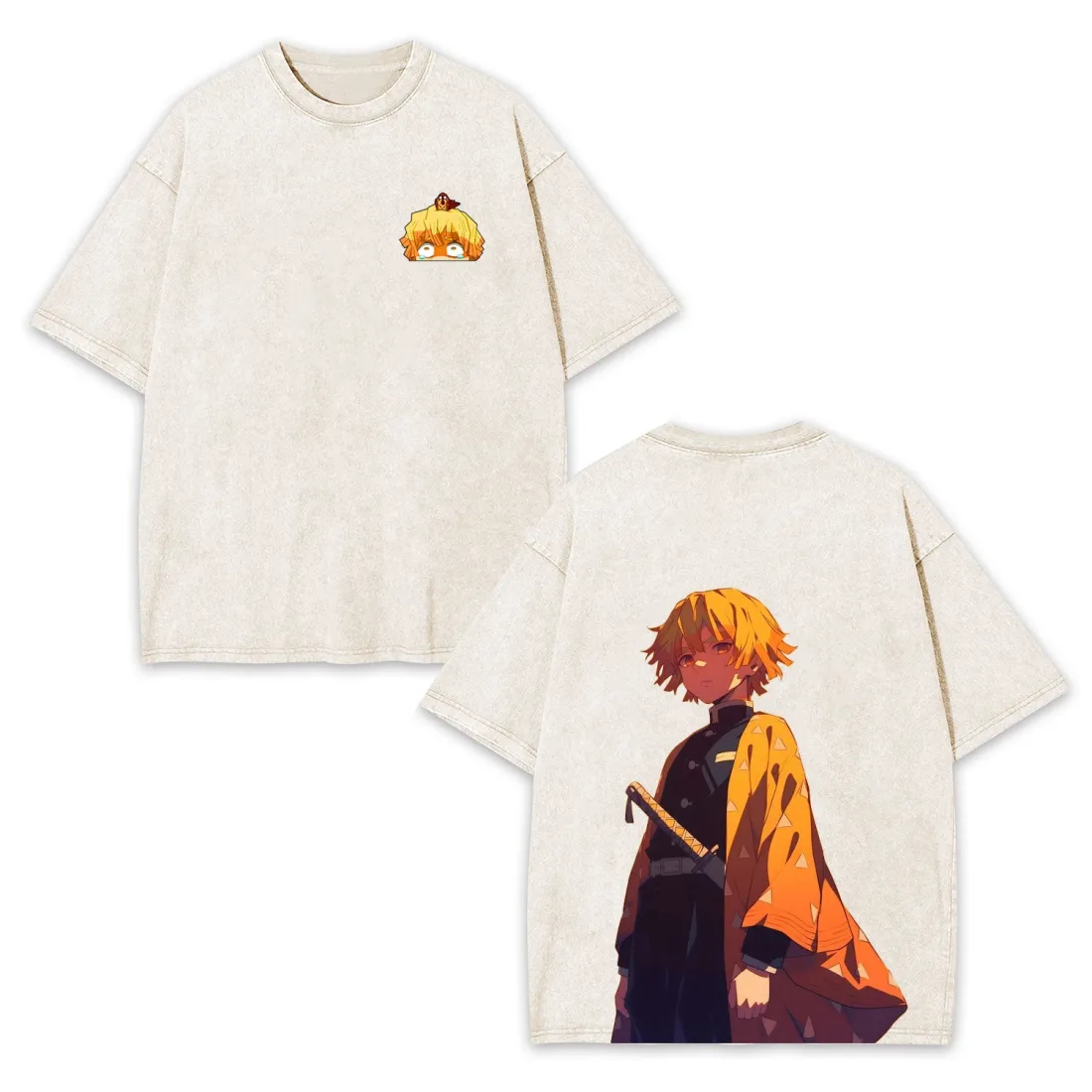 ZENITSU Demon Slayer Vintage Oversize Tee