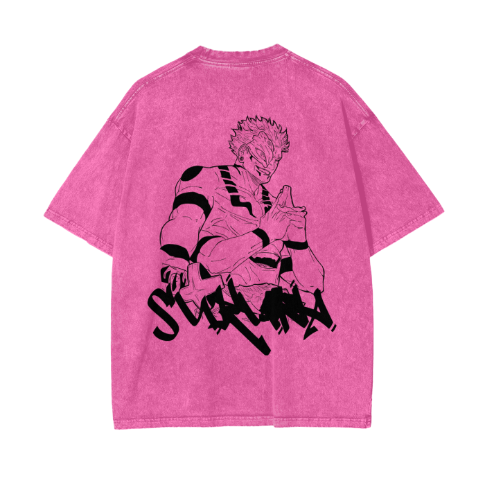 T-shirt Streetwear Rose Délavé The Disgraced One