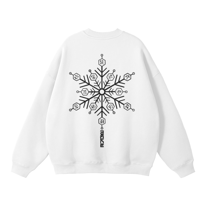 Sweat-shirt streetwear Demon Striker blanc