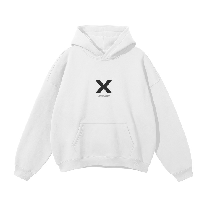 Sudadera con capucha blanca Reindeer Resolve Y2K Streetwear