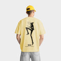 Black Leg Neon Streetwear Shirt Yellow