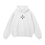 Sweat à capuche streetwear blanc « Dark Charisma Spider »