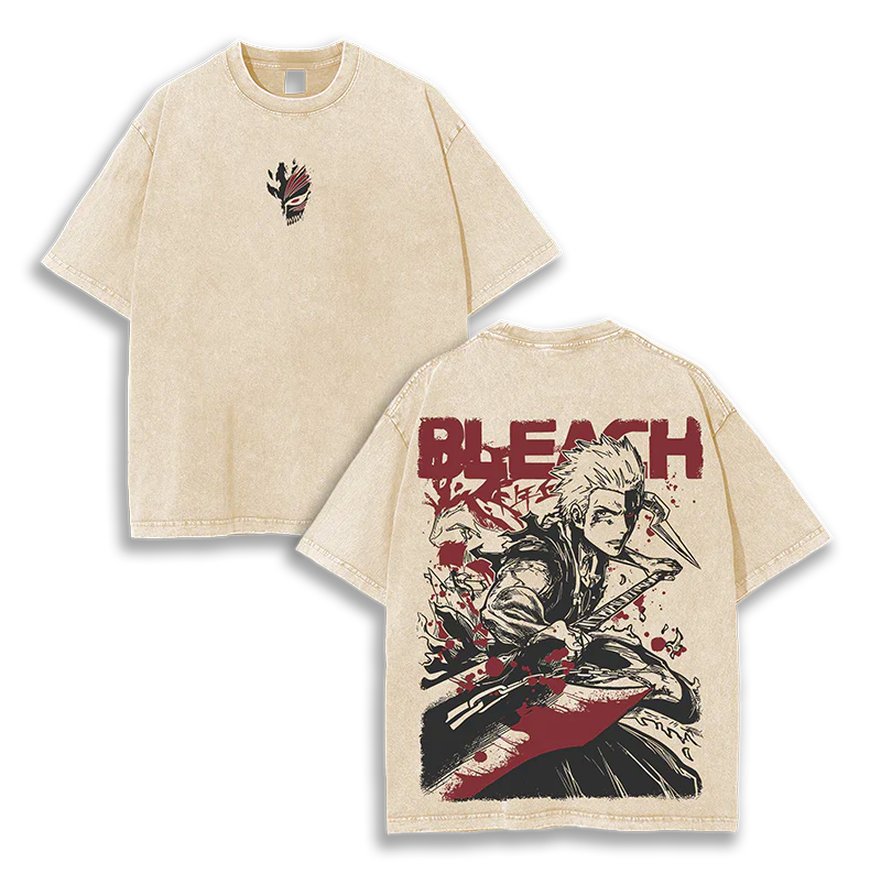 Ichigo Kurosaki Bleach Anime Washed T-shirt/Crewneck/Hoodie
