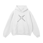 Sweat à capuche streetwear blanc "Path of the Pirate King Gear 2"