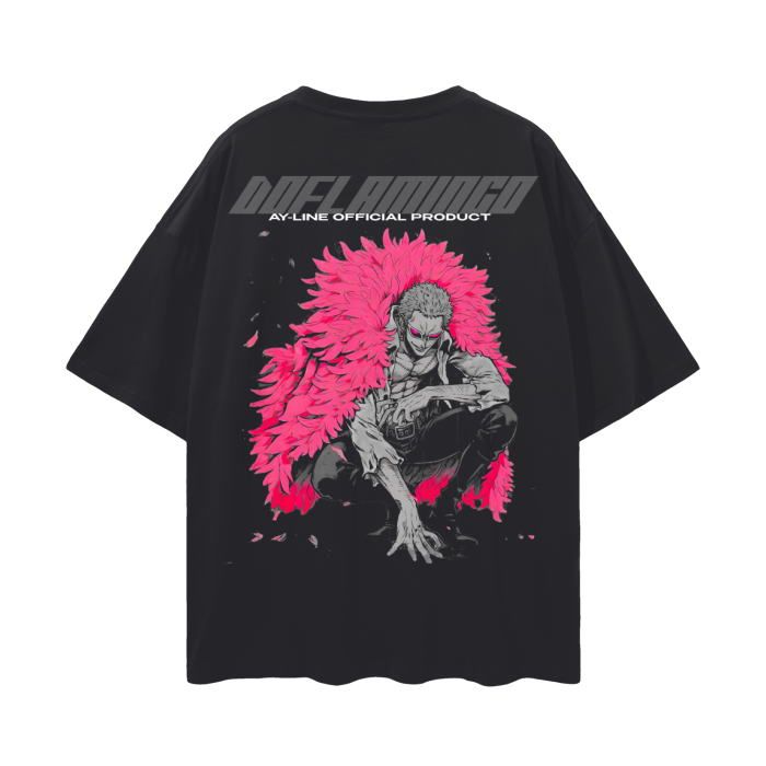 Chemise streetwear noire Threaded Tyrant Y2K