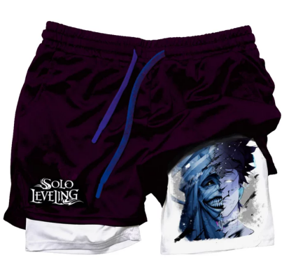 Solo Leveling "Anime" Gym Shorts