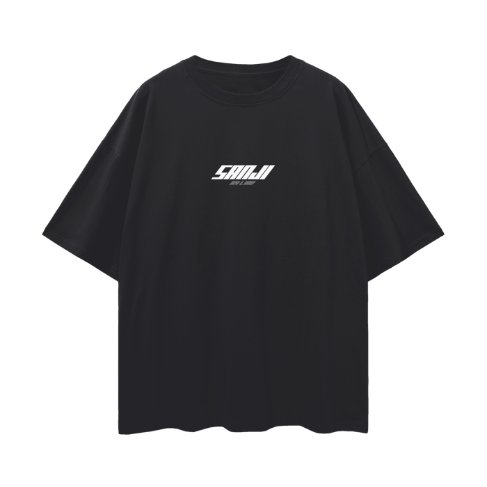 Black Leg Y2K Streetwear Shirt Black