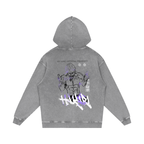 Sudadera con capucha Lucky Strike Streetwear gris lavada