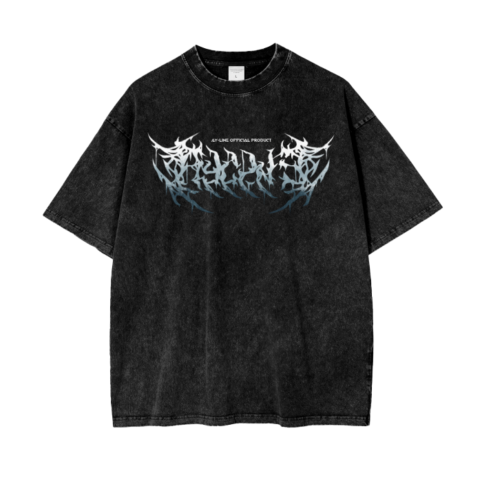 La chemise streetwear The Honored One Metal, délavée