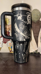 Vaso con Tapa de One Piece