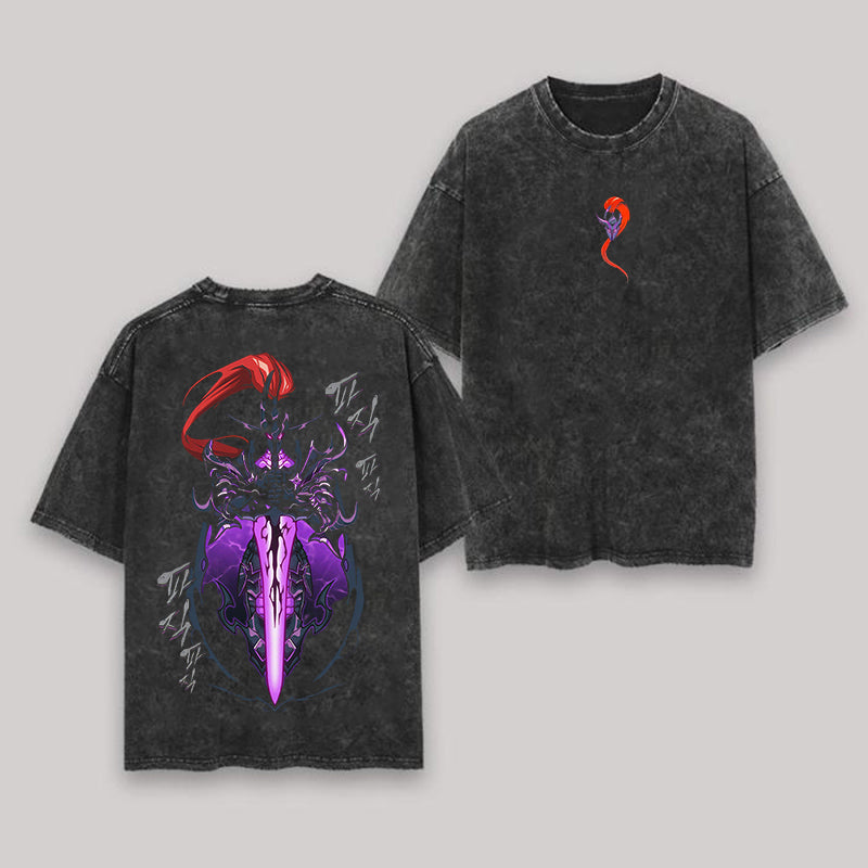 Solo Leveling Printed Unisex Washed T-Shirt