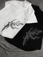 Printed short-sleeved shirt
