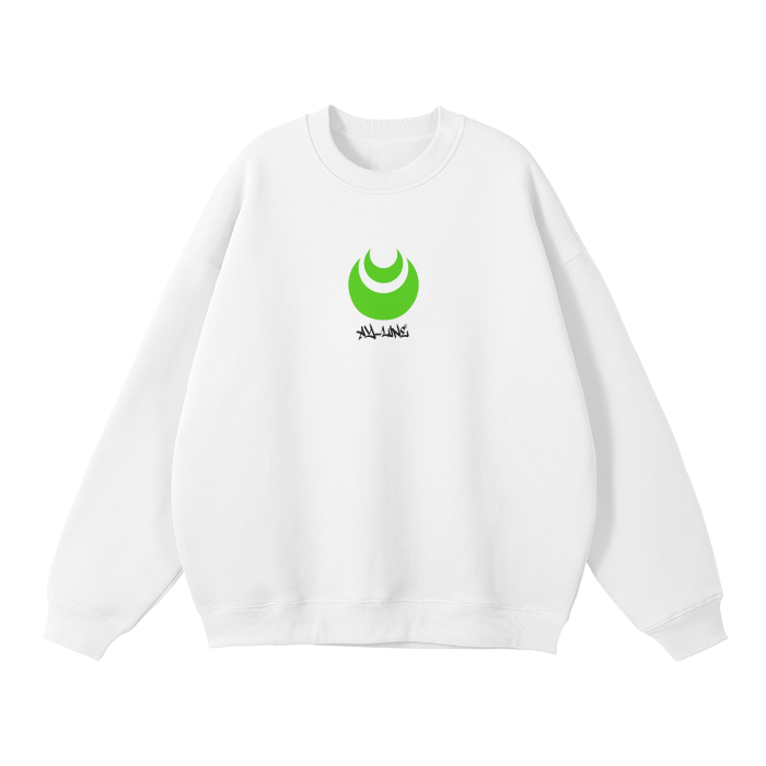 Sweat-shirt Streetwear Poisoned Bloom Blanc