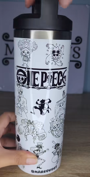 One Piece Themed engraved Stanley Tumbler Cup