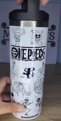 One Piece Themed engraved Stanley Tumbler Cup