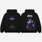 Sweat à capuche unisexe oversize imprimé Solo Leveling
