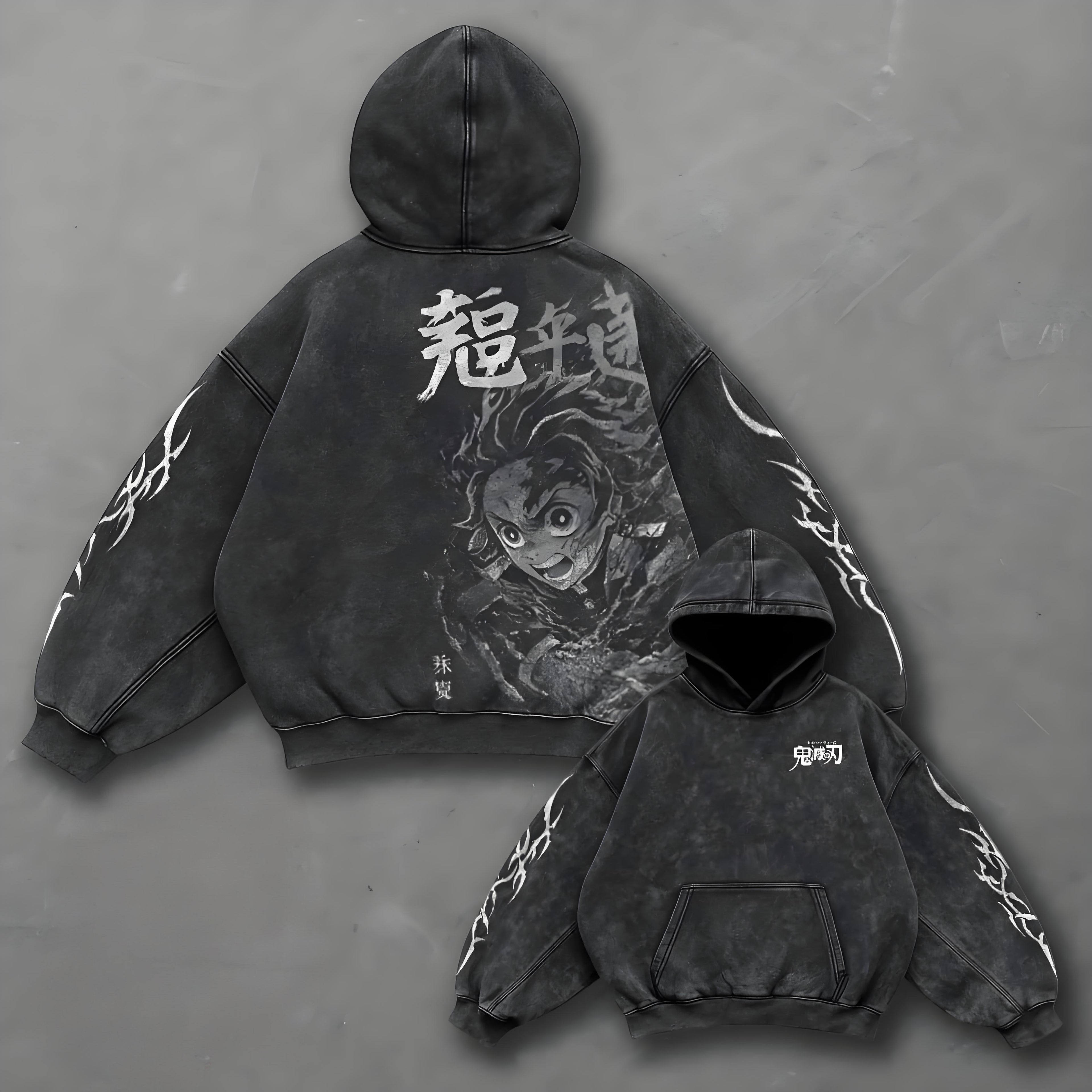 Demon Slayer: Kimetsu no Yaiba Retro Anime Hoodie