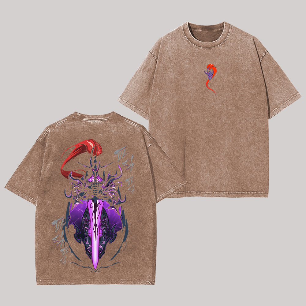 Solo Leveling Printed Unisex Washed T-Shirt