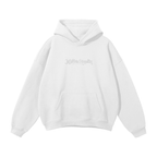 Cursed Companion Graffiti Streetwear Hoodie White