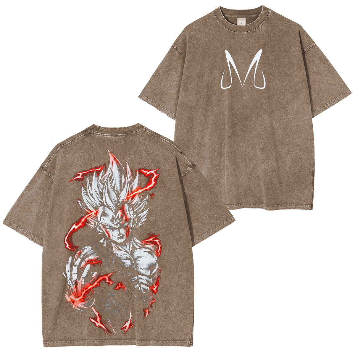 T-shirt, Sweat-shirt ou Hoodie Unisexe Délavé Warrior Power DBZ