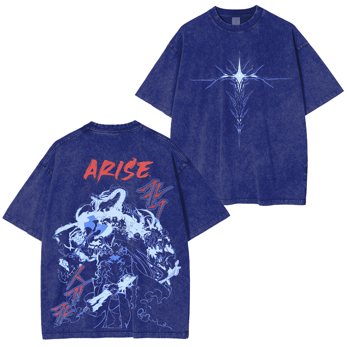 Sung Jin Woo, Solo Leveling Anime Unisex Camiseta Lavada