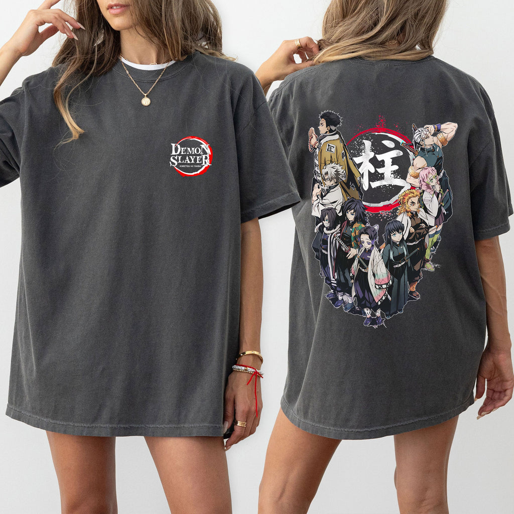 T-shirt, sweat-shirt ou sweat à capuche unisexe "Demon Slayer Piliers" pour fan d'anime