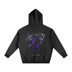 Sudadera con Capucha King of the Ants Streetwear Negra-Solo Leveling