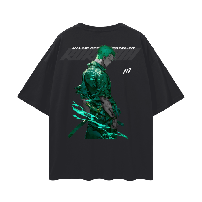 Chemise Streetwear Chasseur de Pirates Y2K Noire