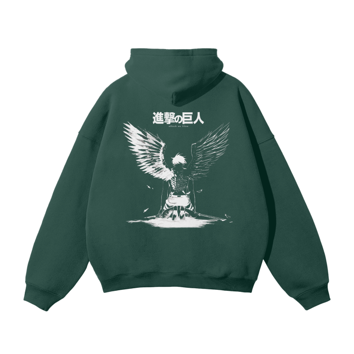 Sweat à capuche streetwear Ailes de la Destruction