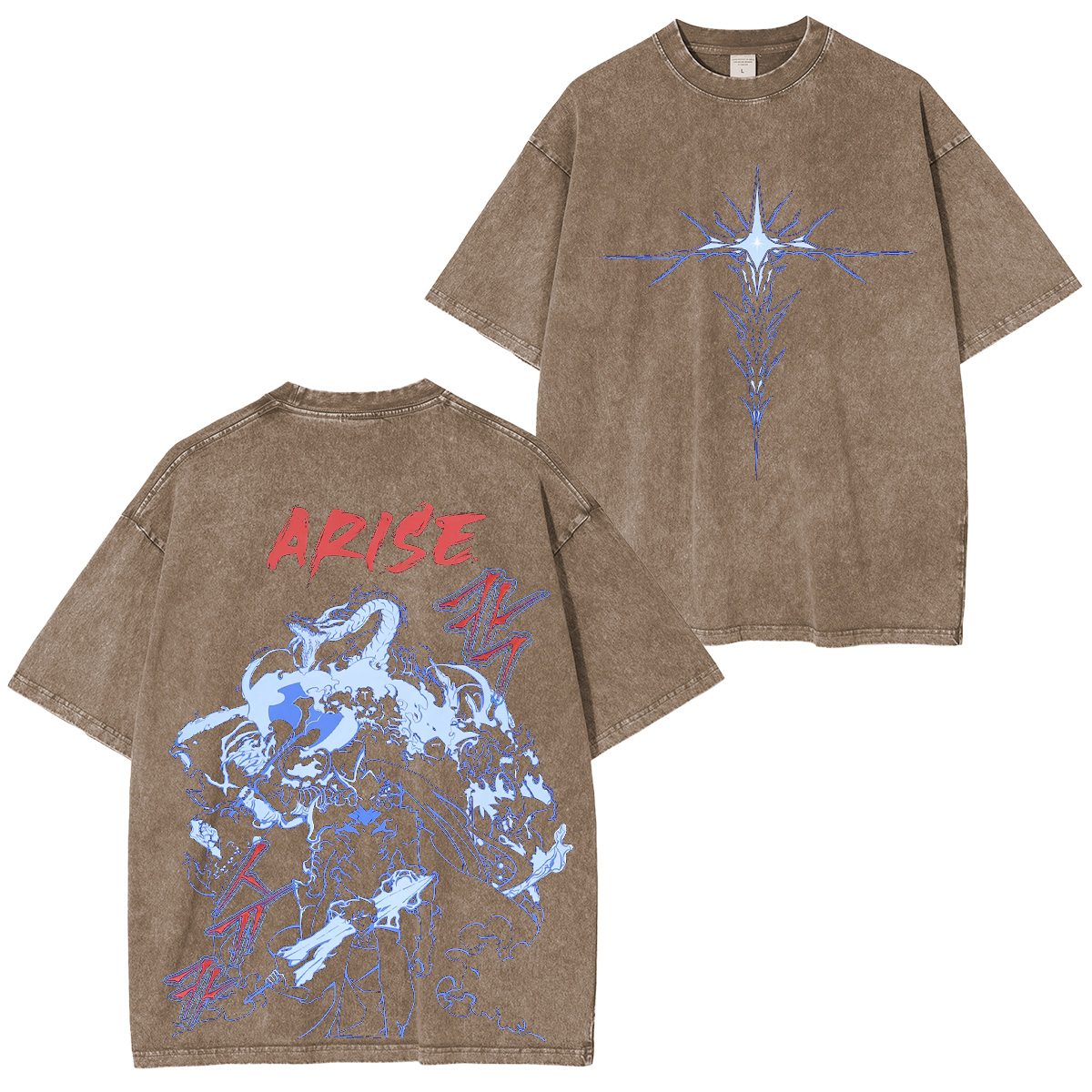Sung Jin Woo, Solo Leveling Anime Unisex Camiseta Lavada