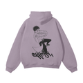 Sudadera con capucha Streetwear "Cursed Companion" Morada