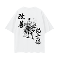 Camiseta Blanca Streetwear Pirate Hunter Graffiti 2.0