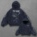 Rengoku Kyojuro Demon Slayer: Kimetsu no Yaiba Retro Anime Hoodie